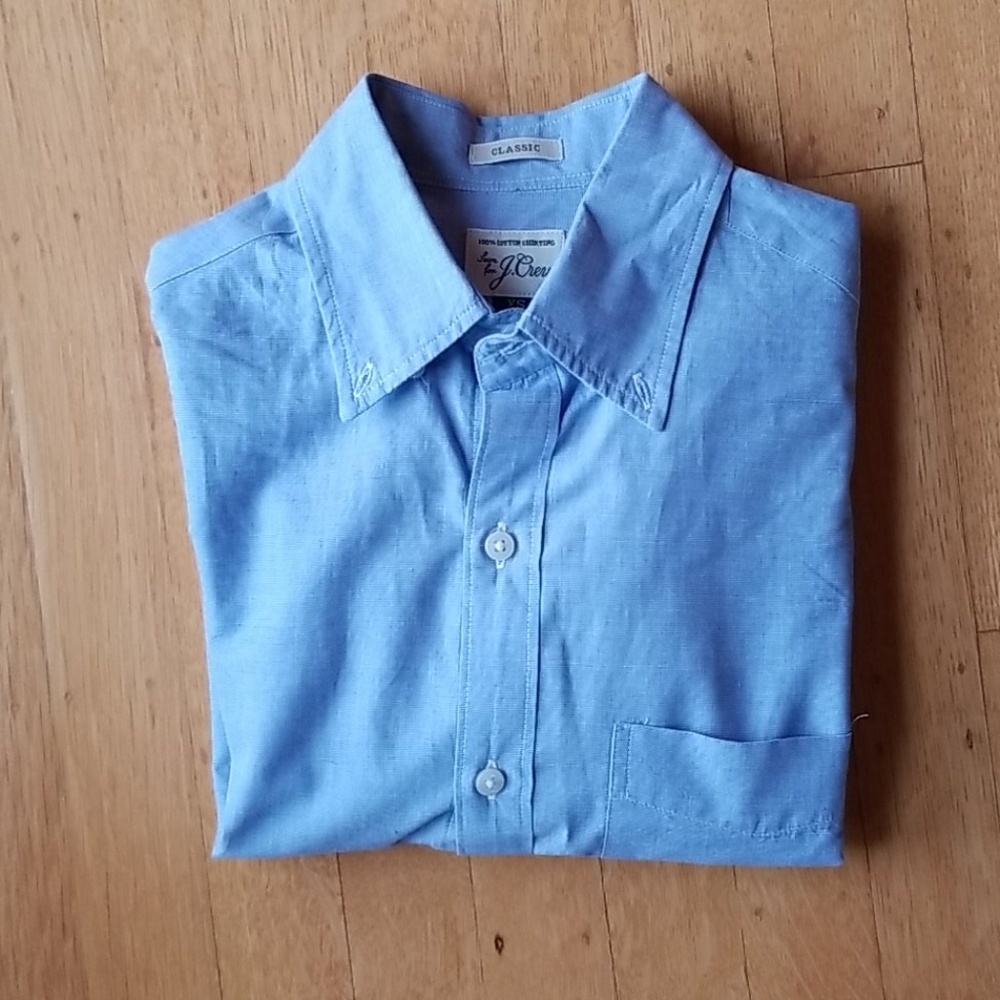 JCrew Blue Classic Shirt Long Sleeve XS